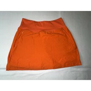 Gradual Golf Skort Skirt Size M  Orange Casual Travel‎ Athleisure Preppy NEW